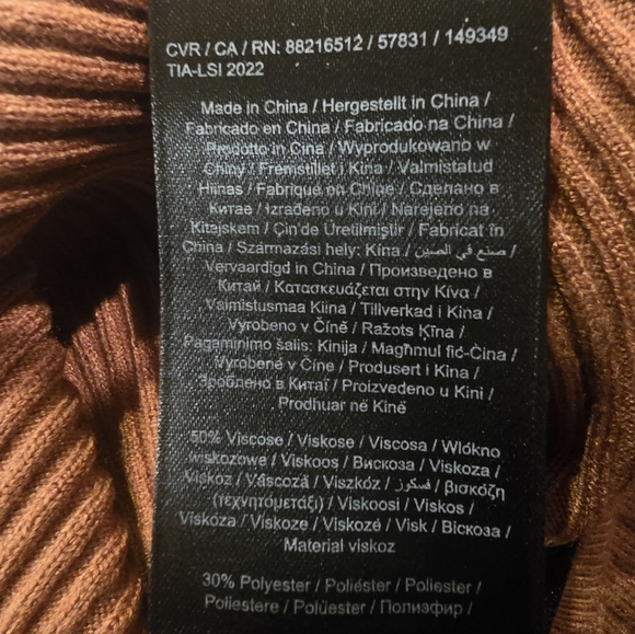 Y.A.S. Ribbed Knit One Shoulder Midi Dress - Picture 7 of 8